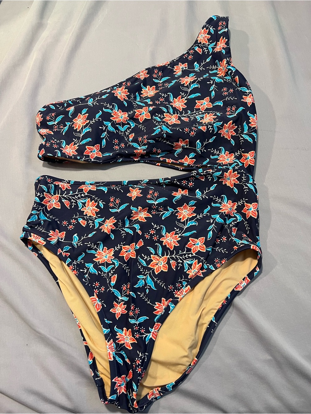 Floral one-piece